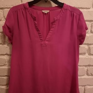 Magenta pink blouse